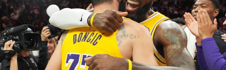 东契奇60分詹姆斯三双+加冕出场王 湖人逆转热火