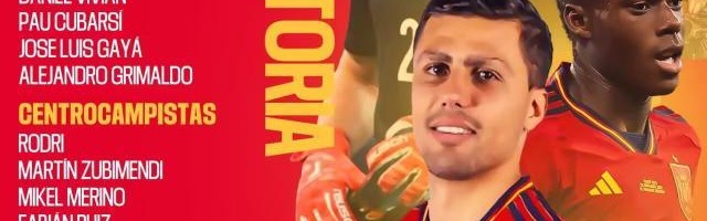 西班牙3月大名单：罗德里领衔，库巴西、亚马尔入选